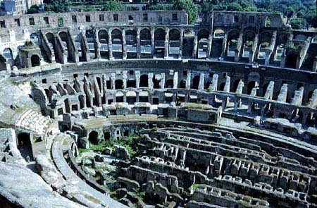 Interior of the Colosseum