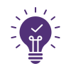 lightbulb tip icon