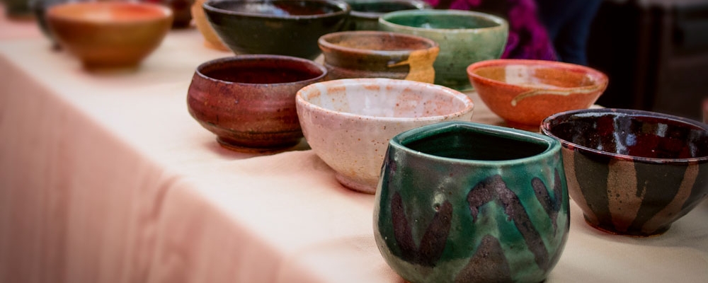 bowls made by students
