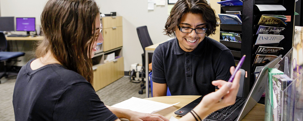 Berry Career Institute students get coaching. 