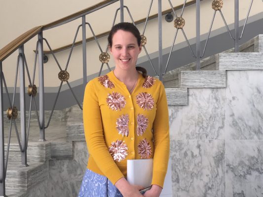 Jennifer Knox in the U.S. Capitol building