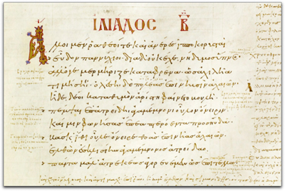 Opening of Iliad 10