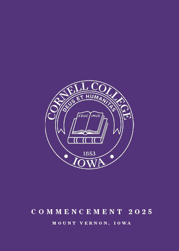 Commencement program cover