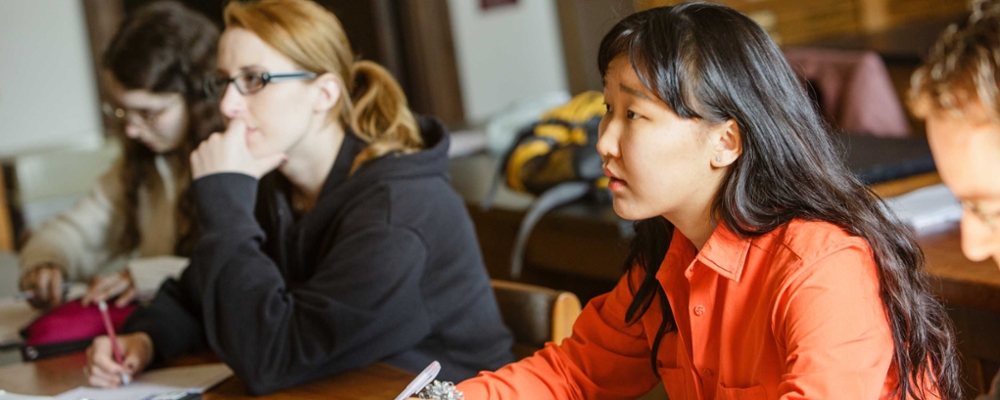 Students in a Cornell class