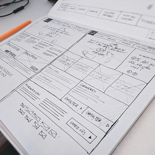 Example wireframe project courtesey of Sigmun on Unsplash