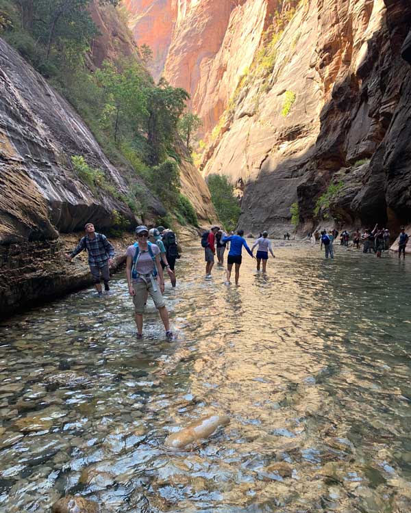 Cornell College students travel during an off-campus course in environmental studies