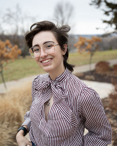 Cornell College student Adrien Kaplan-Mazur