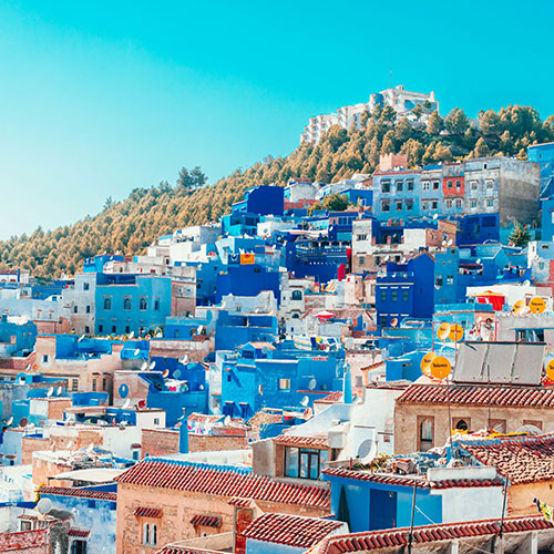 City in French-speaking Morocco