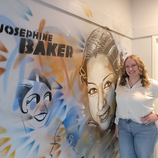 Katie DeMink at the Alliance Francaise