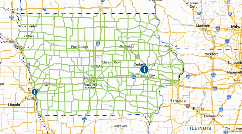 Iowa Road Conditions