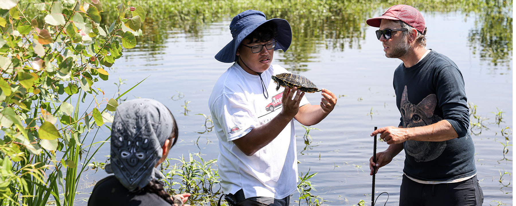 Cornell College students complete a research project.