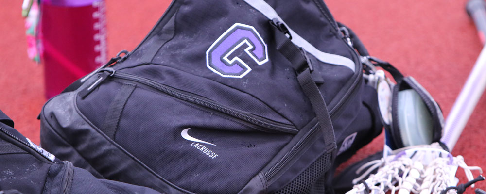 Cornell gear on the track field