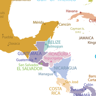 Map of course locations