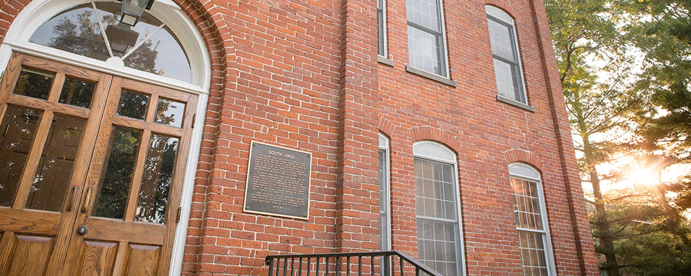 South Hall, home to the Politics Department on campus