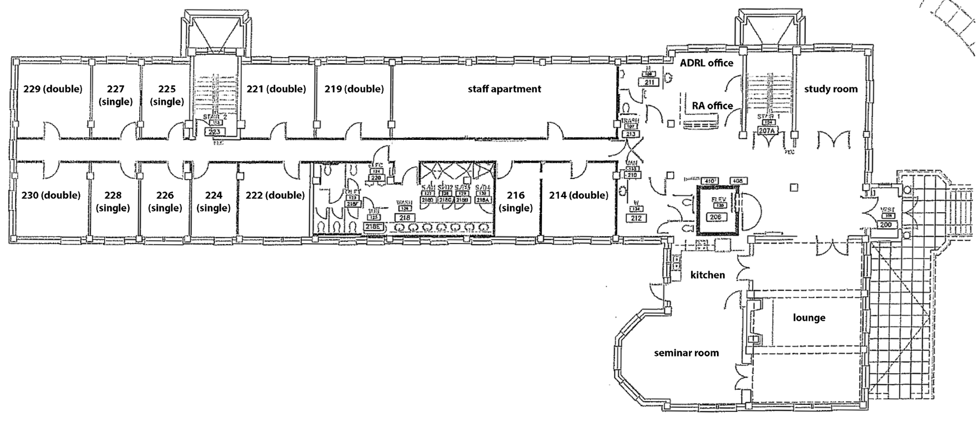 Merner Hall Floor Plan Cornell College