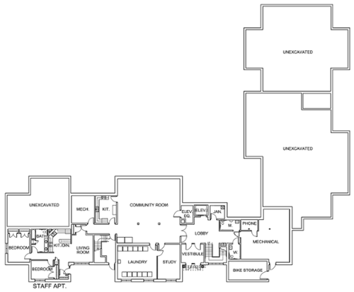 Russell Hall lower level