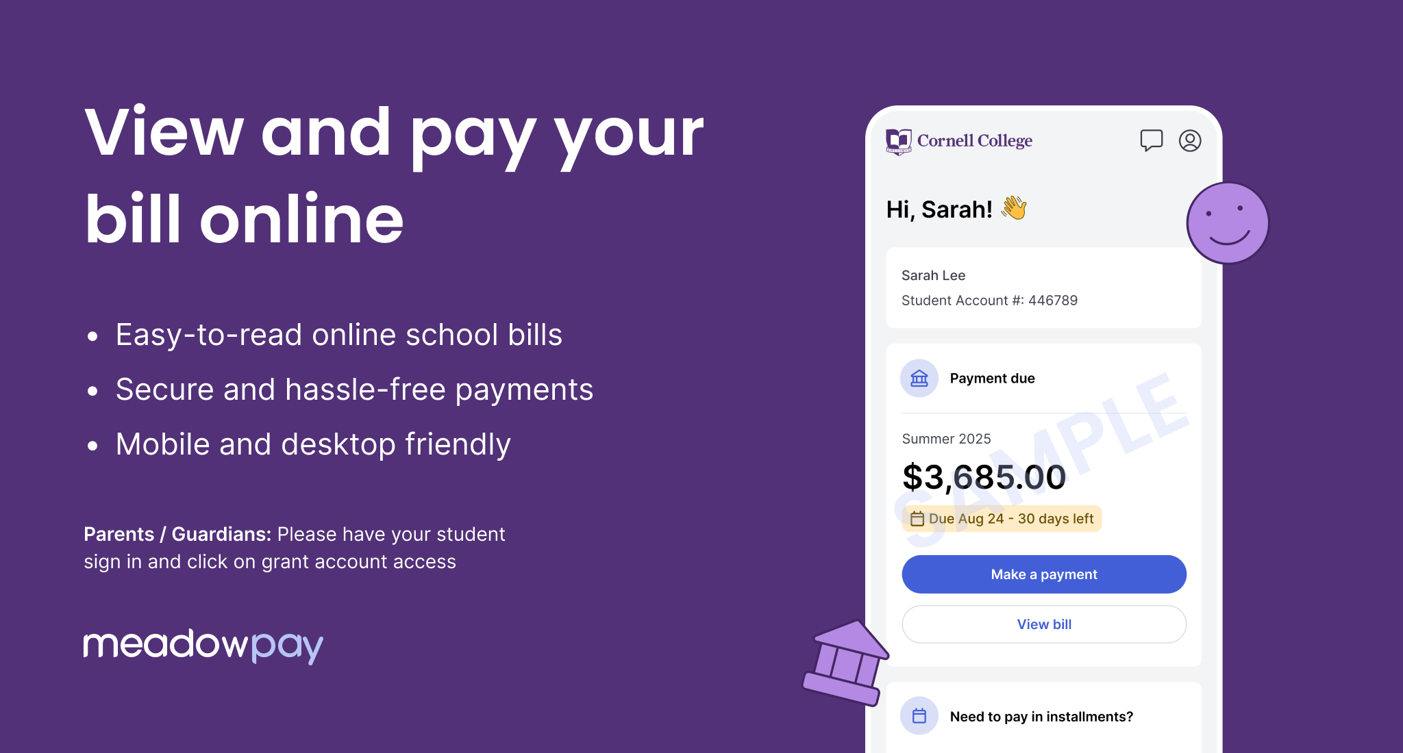 Mewdow Pay Banner